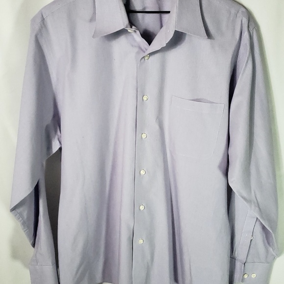 Geoffrey Beene // Lavender Button Down Shirt - Picture 5 of 5